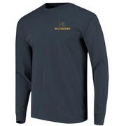 ETSU Image One Retriever Wooden Frame Comfort Colors Long Sleeve Tee